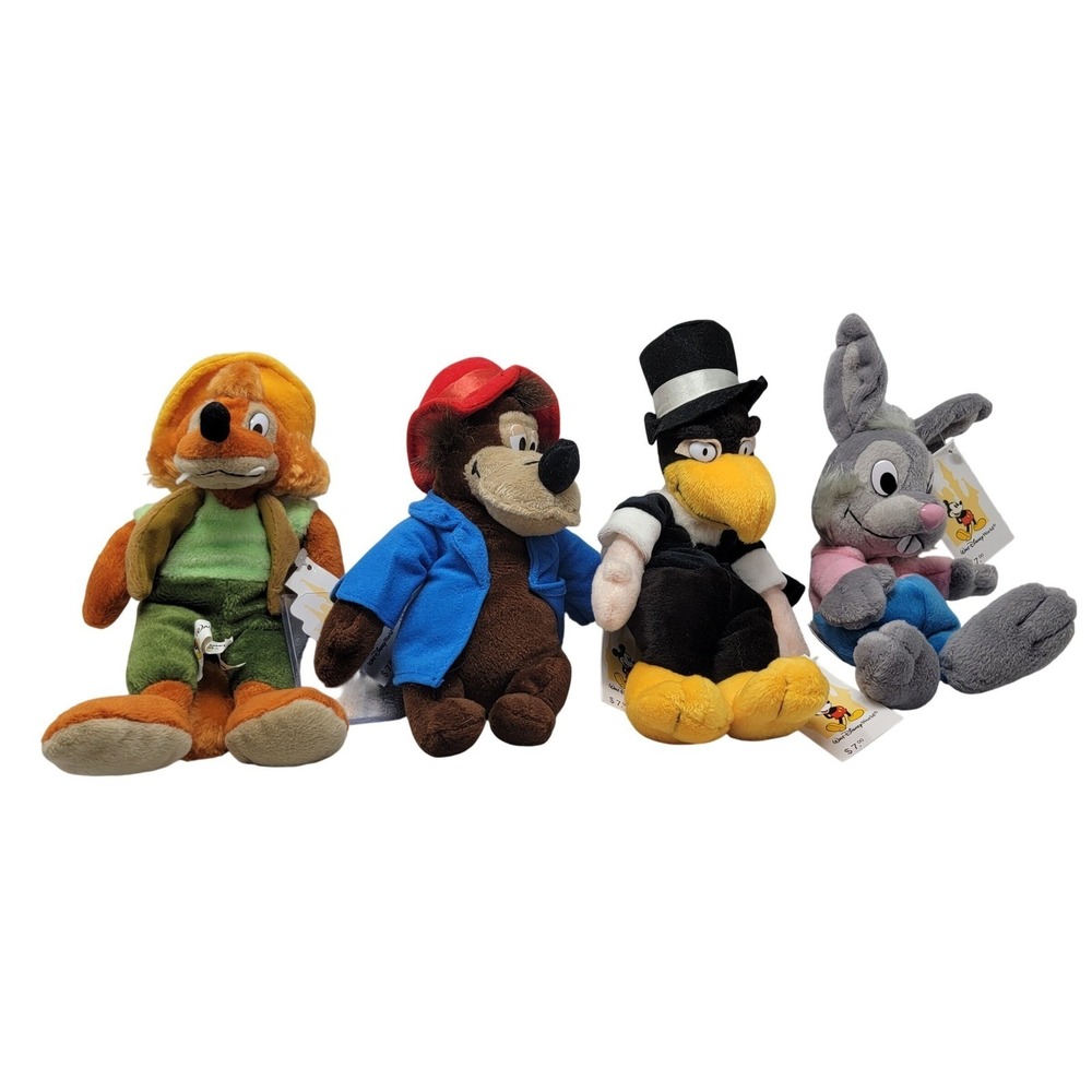 SOTS‎ SONG OF THE SOUTH Brer Rabbit Fox Bear Vulture Br'er  New Disney Beanie